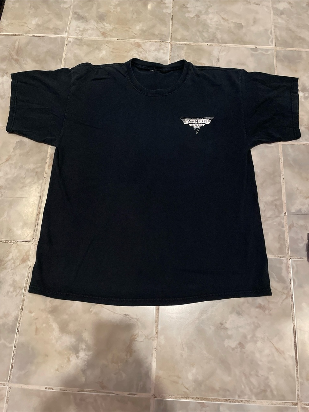 VAN HALEN-Local Road Crew Adult T-Shirt XL 2007 Concert Tour Band Tee